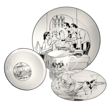 16 Piece Le Restaurant Dinner Set